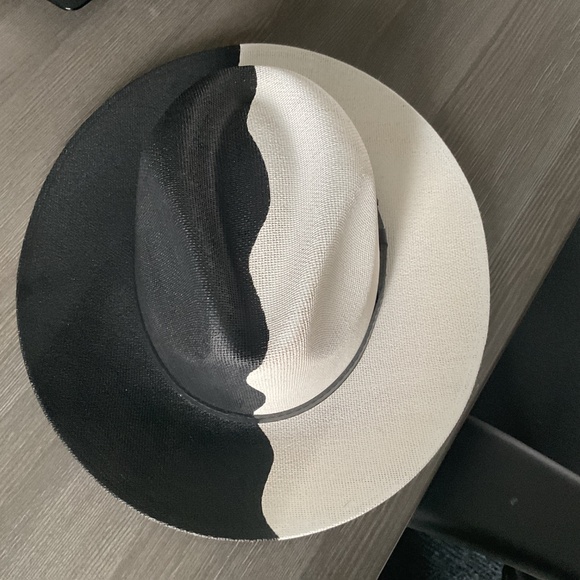 NEW!!  Hand Made Color Block Brim Straw Hat main image 12